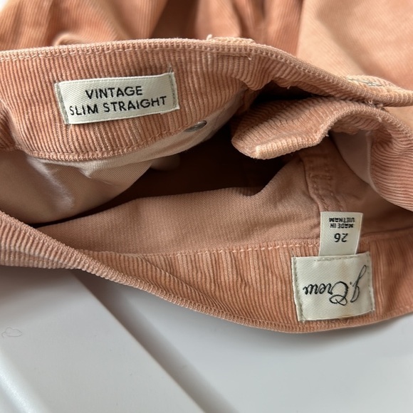 J. Crew Vintage‎ Straight Corduroy Pant Size 26 - Picture 5 of 6